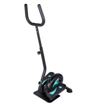 홈트 집 혼자 가정용 자전거 다이어트 체중감량 스피닝 사이클 저렴한 공장 스포츠 실내 운동 체육관 장비 타원형 크레인 타원형 트레이너 핸들이있는, 검은색, Black