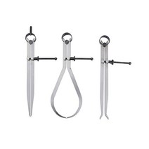 KISSBUTY 스프링 내부 외부 칸막이 캘리퍼 세트 치수 20.3cm8인치 기계 공구 3팩 230mm 다리 길이