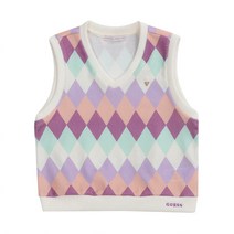 게스키즈 아기힐 화이트 세련된 베스트 티셔츠 G26KAV010W2