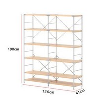 베란다선반 심플한 플로어 스탠딩 수납선반 주방수납 일제 스테인레스 스틸 북유럽 서재 다층 칸막이선반 발코니 수납장 베란다 펜트리 철제 스텐 선반, 18.126*41*190 (12단)