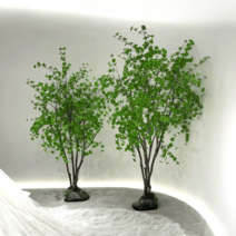 인테리어 조화 인조목 카페 나무 식물 대형 장식 화단 조경 조화 인조 화분 실내, 높이3.5m