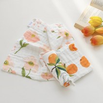 도톰 거즈 키친 크로스 꽃무늬 핸드타올 행주 고리 손 닦는 수건 주방 타올 이케아 답례품, 아네모네