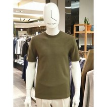 (신세계강남점)킨록 21 S/S 쿨 소재 카키 반팔 니트 티셔츠 JBY08S090 142037