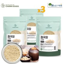 청국장가루 국산 청국장 분말 냄새없는 콩 발효식품 500g, 3팩
