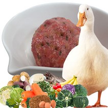 펫바프 펫푸드 통오리70% 야채퓨레16종 30% 혼합제품 500g*12 수제자연식 강아지생식 오리생식 바프식