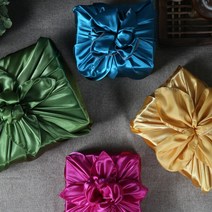 공단보자기 10장 예단 과일 선물 포장 보자기 88cm, 08.하늘색(옥색)10장