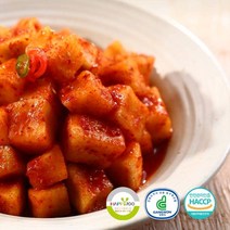 푸드품격 아삭한 깍두기 1kg 5kg 곰탕깍두기 설렁탕깍두기 맛있는 김장 김치 주문 모든재료 국내산 100% 깍뚜기 당일생산, 4kg