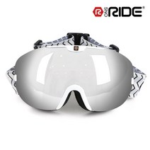 스노라이드 RK05 고글 스키고글 보드고글 안경병용, RK05-화이트SIL