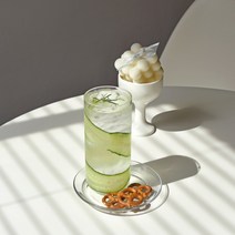 위스테이 내열유리 롱 유리컵, 430ml (1+1), 블랙