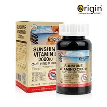 오리진_선샤인 비타민D 2000IU 350mg x 90캡슐, 오리진_선샤인 비타민D 2000IU 350mg x 90