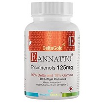 Deltagold 델타골드 비타민 E 아나토 토코트리에놀 125mg 60캡슐