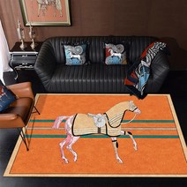 수입소파 럭셔리 디자인 북유럽 스타일 말 대형 라운지 카펫 거실 러그 홈 장식, 12 L_06 80x200cm