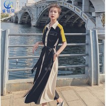 셀럽당 펀칭 원피스 디자인 숏슬립