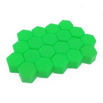 20pcs 자동차 타이어 발광 허브 나사 커버 휠 너트 나사 볼트 장식 커버 녹슬지 않는 보호 캡 나이트 휠 타이어 빛나는 캡, 빛나는 녹색, 21mm