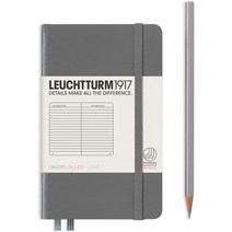 로이텀 LEUCHTTURM1917 A6 다이어리 (중) 유선 그레이