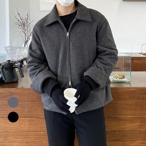 울 블루종 해링턴 자켓 남성