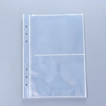 A5 바인더 수납 도서 및 사진 정리함 저널 다이어리 일정 플래너 커버 학교 문구, 10pc inner pages_2