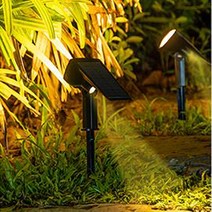 태양광 투광등 43구 LED 수목등 벽등 장식조명 정원등 투사등 야외간판 잔디등 실외 조경 잔디등, 43구 투사등_노란빛(1p)