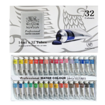[[WINSOR&NEWTON] 프로페셔널 전문가용 수채물감 14ml x 32색 세트