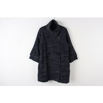 (SYSTEM)시스템 하이넥 A라인 벌룬 코트(XS)