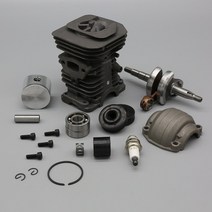 원예공구38mm 및 40mm 피스톤 실린더 크랭크 샤프트 베어링 오일 씰 엔진 키트 HUSQVARNA 136 137 141 142, 02 HUS 142 40MM
