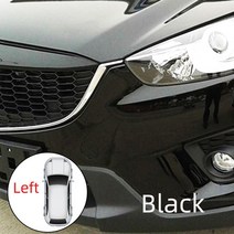 자동차 견인 용품자동 앞 범퍼 견인 고리 뚜껑 마쓰다 CX-5 KE 2013 후크 트레일러 커버 장식, 05 Black