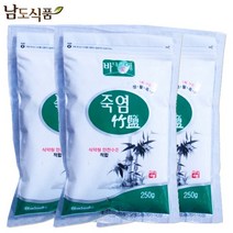 생활죽염 250g 식염및양치용 천일염 죽염 미용염 소금 미용소금, 3개