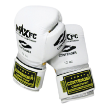 컨텐더 시합용 맥스FC 가죽 복싱글러브 CGG-114WH, 흰색