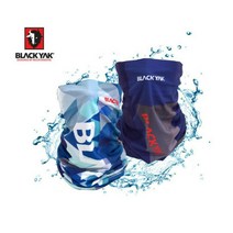 블랙야크 아이스 멀티넥 스카프 남녀공용 멀티 두건 냉감 아이스필 가공 (블루/네이비), 네 이 비
