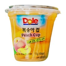 Dole 돌 후룻컵 복숭아컵 198g x 2개, 상세페이지 참조