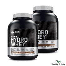 옵티멈 뉴트리션 플래티넘 하이드로 웨이 단백질 터보 초코릿 1.64kg 40회분 X2병, 2병