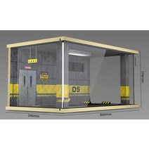 1대18 지하 차고 디오라마 아크릴 장식장 22종, 상품4