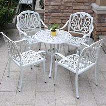 정원 테이블 의자 세트 가구 철재 베란다 조경 마당, K모델 사진참조 (지름68cm)