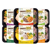 굽네 UNDER 299 도시락 1주팩 6종 혼합패키지12팩, 12팩, 170g