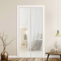 출입문용 자석 모기장 90x210cm 화이트, 상품선택