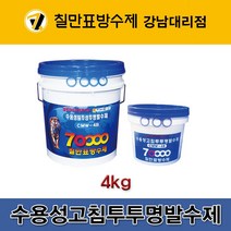 [CMW-4B] 칠만표 수용성 고침투 투명발수제(4kg)