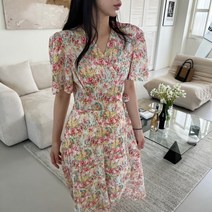 여름 하늘하늘 쉬폰 맥시 롱 랩원피스