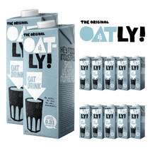 젤라스토어 식물성음료 오틀리 귀리우유 귀리라떼 오트 드링크 오리지널 1L X 12개, 1개