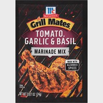 맥코믹 그릴메이트 토마토 갈릭 바질 마리네이드 믹스 24g 10개