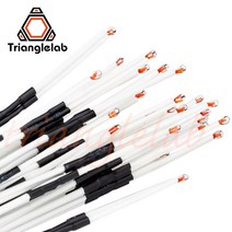 3D프린터 써미스터 카트리지 케이블 ntc 100k 옴 b3950 서 센서 v6 히터 블록 ℃, 2개 3950