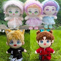 푸른옷장 20cm 인형옷 블라썸 원피스 외 3종 무속성 아이돌 인형옷, 오버롤 원피스 핑크