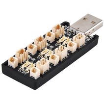 1S 리튬 폴리머 배터리 USB 충전기 3.7V / 4.20V 6 채널 1S 리튬 폴리머 충전기 마이크로 JST 1.25 JST-PH 2.0 MCX MCPX 커넥터, 하나, 검정