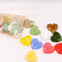 [미세스라라] 모던 수제비누 만들기 KIT, 02)보석하트 6구 몰드