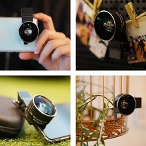 고급 광각 접사 풍경 스마트폰 슈퍼와이드 셀프 휴대폰 렌즈, 골드