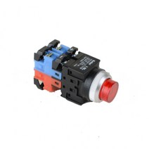 건흥전기 1A1B 조광 누름버튼 LED 램프 푸쉬온 스위치 24V AC DC 25mm KBL25M-L3C11, 화이트 [KBL25M-L3CW11]