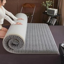 겨울 통기성 학생 기숙사 침대 리스 토퍼 따뜻한 안티-진드기 리스 편안한 매트리스 매트, 한개옵션2, 03 gray