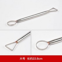 도예 조소 스테인레스 스틸 더블 헤드 블레이드 치아 트리밍 도구 도자기 피스 클레이 단장 용품 폴리머, large