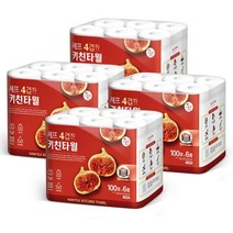 한예지 한예지 셰프 천연펄프 키친타올 4겹 100매 6롤 4팩, 단일옵션