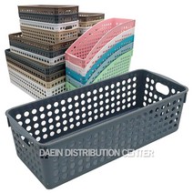 미화 센서스 바구니 3호/바스켓 정리 보관 수납 다용도 소쿠리 장난감 사무실 유치원 팬트리 욕실 학교 소쿠리 이사, 랜덤