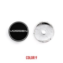 휠캡4개/몫 60MM VOSSEN 자동차 휠 센터 허브 캡 엠 블 럼 배지 로고 레이블 스타일링 액세서리, 09 COLOR 9